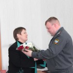 Женщин-ветеранов Серовского ГИБДД поздравили с 8 марта