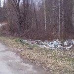 Планета мусора - виды у Киселевского водохранилища