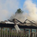 Пожар на ул. Бр. Горшковых оставил без крова четыре семьи
