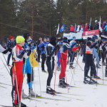 Лыжня России-2013 в Серове: старт самых быстрых.  Фото Ирины Ирлиной.