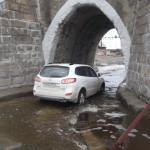 Проезд в поселок Красноярка оказался под водой