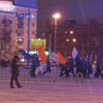 В Екатеринбурге олимпийский огонь носили кругами. Репортаж с эстафеты (фото и видео)