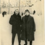 Игорь Бобров (на фото слева) и Федор Сафиулин в день первенства города по конькам, 1959 год (55 лет назад). Фото: из архива И. Боброва