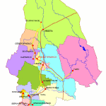 Северный управленческий округ. Карта с сайта cevep.narod.ru