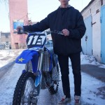На этом мотоцикле Андрей выиграл зимний кубок по мотокроссу. Фото: Алексей Пасынков, "Глобус"