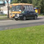 По счастливому стечению обстоятельств, в автобусе детей в момент ДТП не было. Фото: прислано читателями "Глобуса" в социальной сети "Вконтакте".