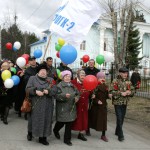 В 2014 году шествие в День Победы в поселке Энергетиков по традиции возглавили ветераны