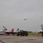 МиГ-29 на предельно малой высоте.