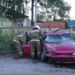 В Серове погиб водитель "Субару". Все фото: ГИБДД Серова.