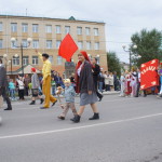 Торжественное шествие в честь Дня города Серова в этом году прошло под знаком Года литературы.