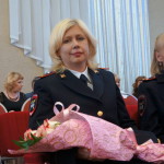 Старший инспектор по пропаганде безопасности дорожного движения ГИБДД Серова Ольга Рагозина. 
