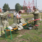 Добровольные пожарные соревновались в Красноглинном.
