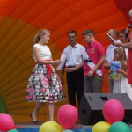 Награждение призеров и победителей конкурса гармонистов. 