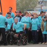 Представители Всероссийского общества инвалидов бежали в VIP-забеге. Фото: Константин Бобылев, "Глобус"