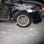 Повреждения автомобиля Honda Civic. Все фото: ГИБДД Серова.