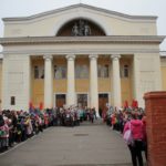 Митинг прошел перед Домом культуры железнодорожников. Фото: Константин Бобылев, "Глобус".