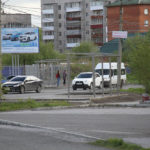 На остановках "Уралтрансбанк" уже установлены металлические каркасы. Фото: Константин Бобылев, "Глобус".