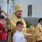 Праздничную службу провел епископ Серовский и Краснотурьинский отец Алексий. Фото: Константин Бобылев, "Глобус".